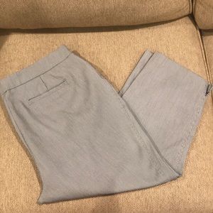 Elaine Rose Pull On Navy Pin Stripe Slacks